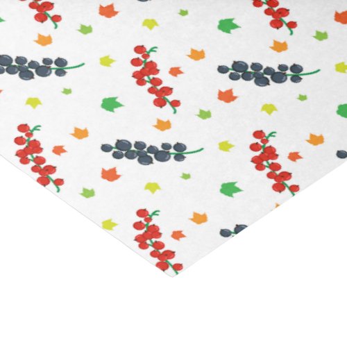 Pattern Of Berries Redberry Blueberry Fruit Tissue Paper