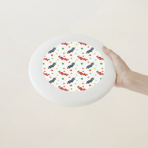 Pattern Of Berries Redberry Blueberry Fruit Wham_O Frisbee