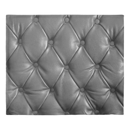 pattern of black genuine leather texture using as  duvet cover