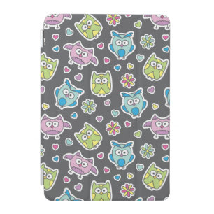 pattern of cartoon owls iPad mini cover