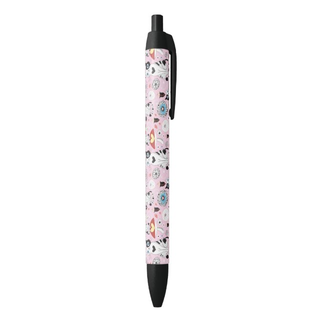 pattern of cats and flowers pen (Bottom (Vertical))