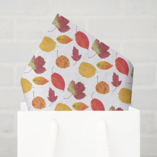 Pattern Of Colorful Autumn Leaves / Fall Foliage Tissue Paper