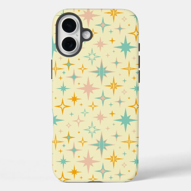 Pattern of colorful retro stars Case-Mate iPhone case (Back)