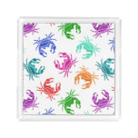 Pattern Of Crabs Acrylic Tray