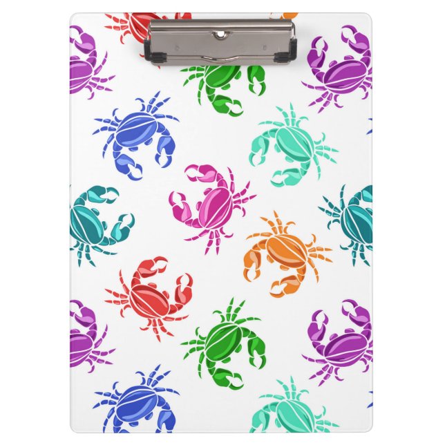 Pattern Of Crabs Clipboard (Front)