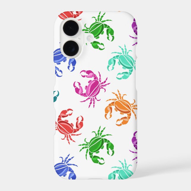 Pattern Of Crabs Iphone Case (Back)