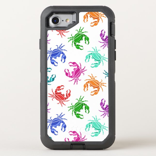 Pattern Of Crabs Otterbox iPhone Case (Back)