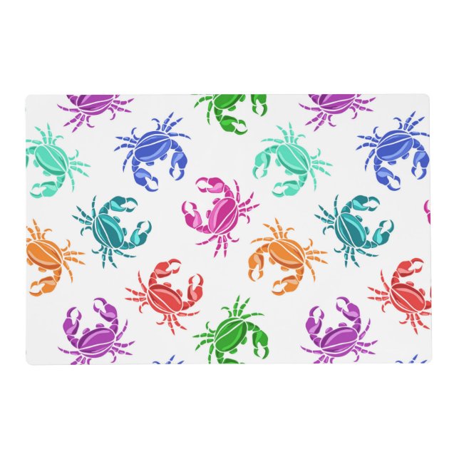 Pattern Of Crabs Placemat (Front)