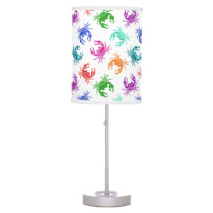Pattern Of Crabs Table Lamp