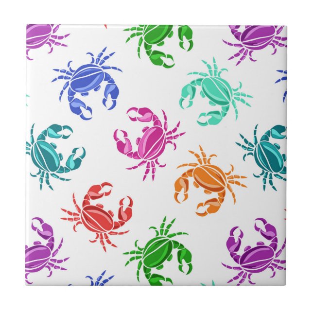 Pattern Of Crabs Tile (Front)