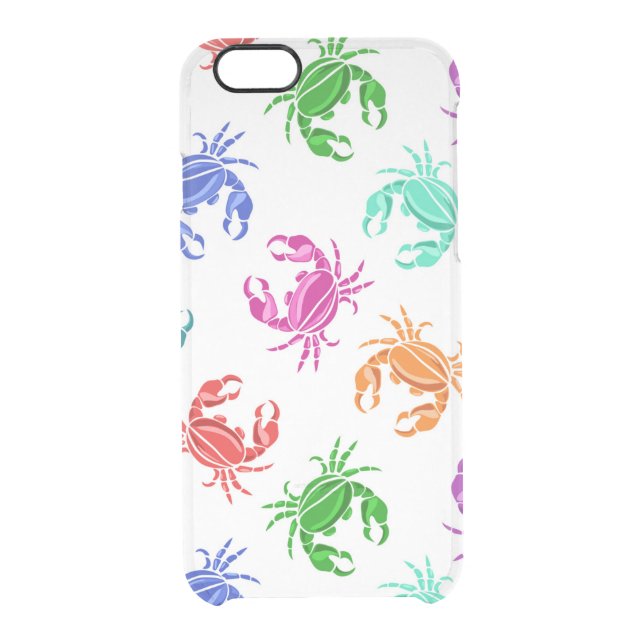 Pattern Of Crabs Uncommon iPhone Case (Back)