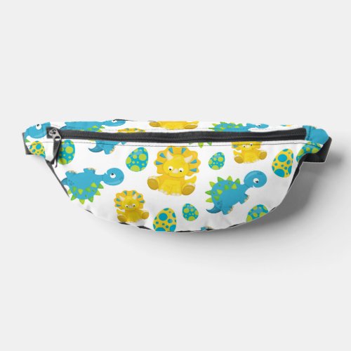 Pattern Of Dinosaurs Cute Dinosaurs Baby Dino Fanny Pack