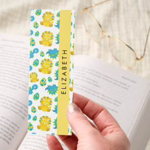 Pattern Of Dinosaurs, Cute Dinosaurs, Your Name Bookmarks