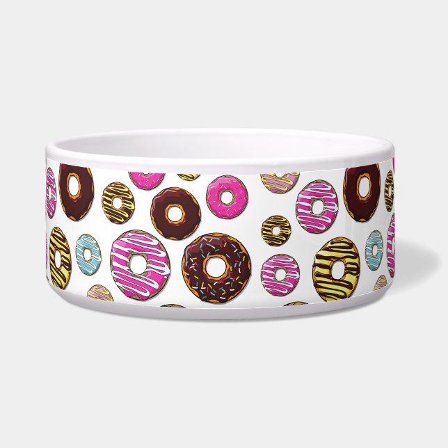 Pattern Of Donuts, Colorful Donuts, Sprinkles Bowl (Front)