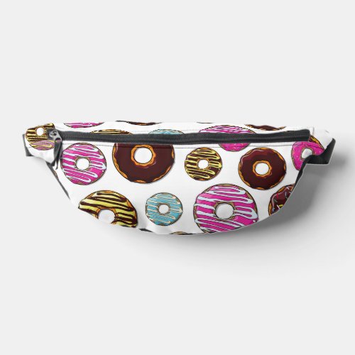 Pattern Of Donuts Colorful Donuts Sprinkles Fanny Pack