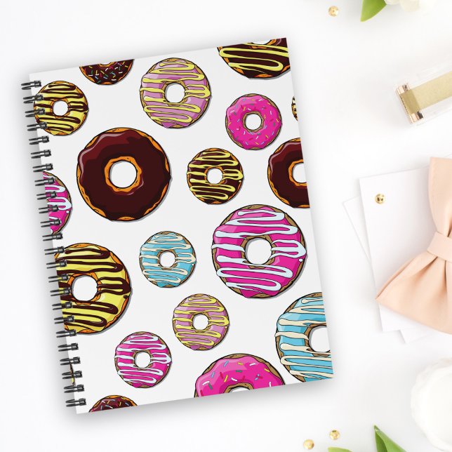 Pattern Of Donuts, Colorful Donuts, Sprinkles Planner (Creator Uploaded)
