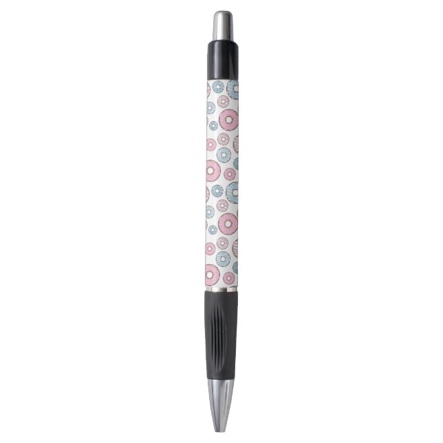 Pattern Of Donuts, Pink Donuts, Blue Donuts Pen (Front Vertical)