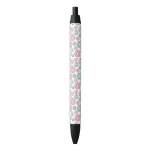 Pattern Of Donuts, Pink Donuts, Blue Donuts Pen