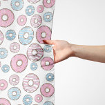 Pattern Of Donuts, Pink Donuts, Blue Donuts Scarf<br><div class="desc">Cute,  fun and adorable pattern with pink and blue donuts. Modern and trendy gift,  perfect for the donut lover in your life.</div>