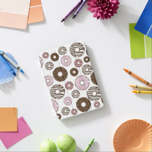 Pattern Of Donuts, Pink Donuts, Brown Donuts iPad Mini Cover