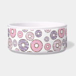 Pattern Of Donuts, Pink Donuts, Purple Donuts Bowl<br><div class="desc">Cute,  fun and adorable pattern with pink and purple donuts. Modern and trendy gift,  perfect for the donut lover in your life.</div>