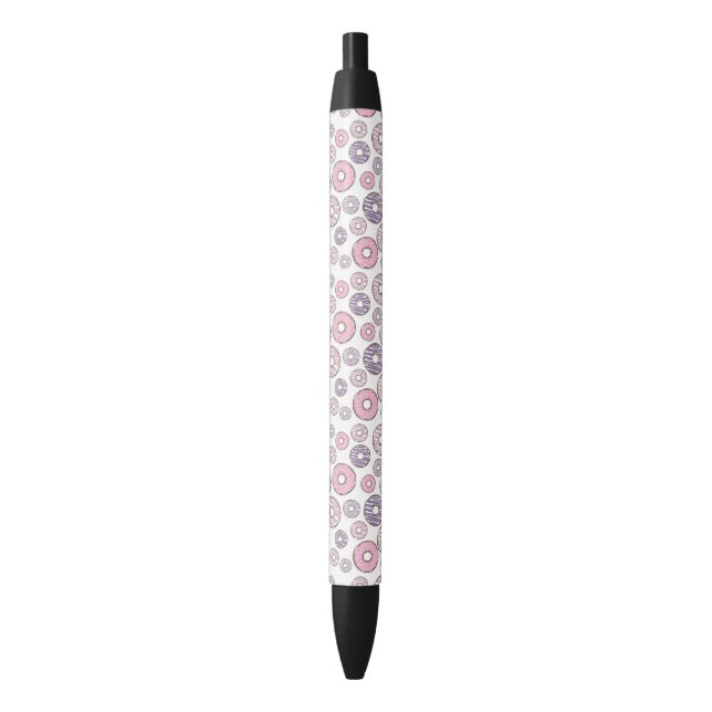 Pattern Of Donuts, Pink Donuts, Purple Donuts Pen (Front Vertical)