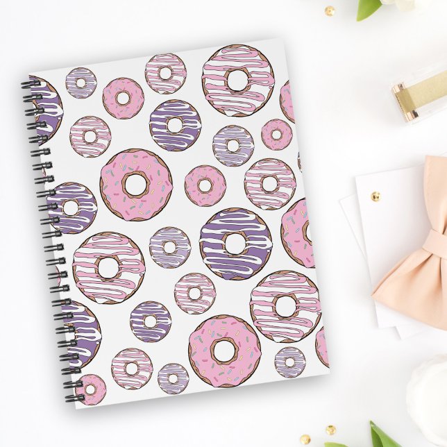 Pattern Of Donuts, Pink Donuts, Purple Donuts Planner (Creator Uploaded)