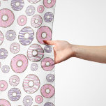 Pattern Of Donuts, Pink Donuts, Purple Donuts Scarf<br><div class="desc">Cute,  fun and adorable pattern with pink and purple donuts. Modern and trendy gift,  perfect for the donut lover in your life.</div>