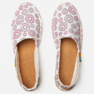 Pattern Of Donuts, Pink Donuts, Sprinkles Espadrilles