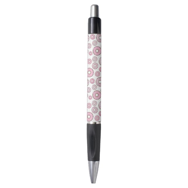 Pattern Of Donuts, Pink Donuts, Sprinkles Pen (Front Vertical)