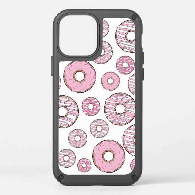 Pattern Of Donuts, Pink Donuts, Sprinkles Speck iPhone 12 Case (Front)