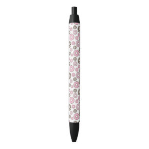 Pattern Of Donuts, Pink Donuts, White Donuts Pen