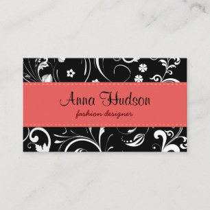 Pattern Of Flowers, Floral, Floristry, Flower Shop Business Card
