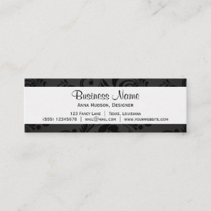 Pattern Of Flowers, Floral, Floristry, Flower Shop Mini Business Card