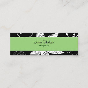 Pattern Of Flowers, Floral, Floristry, Flower Shop Mini Business Card