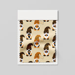 Pattern Of Gnomes, Halloween Gnomes Trick Or Treat Fabric