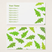 Pattern of Green Leaves. (Front & Back)