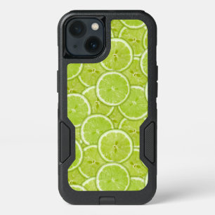 Pattern Of Green Lime Slices iPhone 13 Case