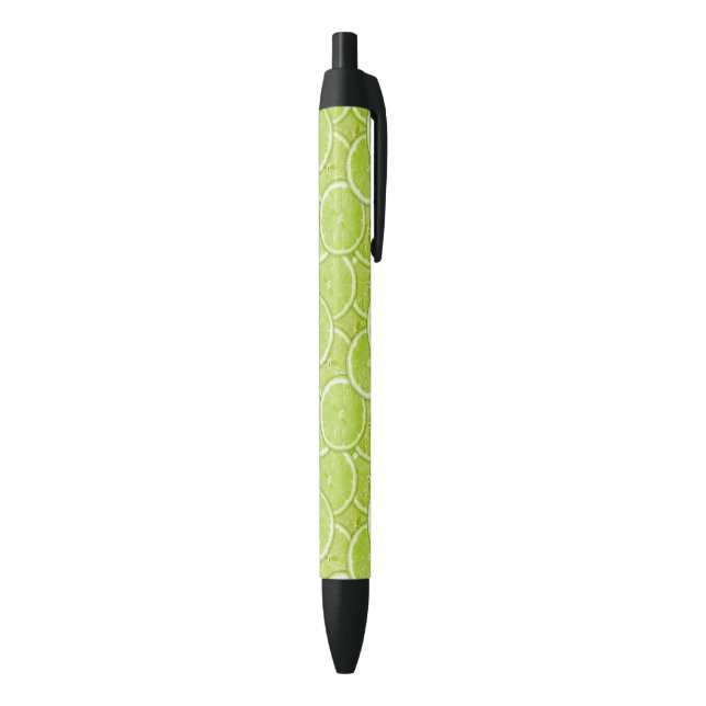 Pattern Of Green Lime Slices Pen (Bottom (Vertical))