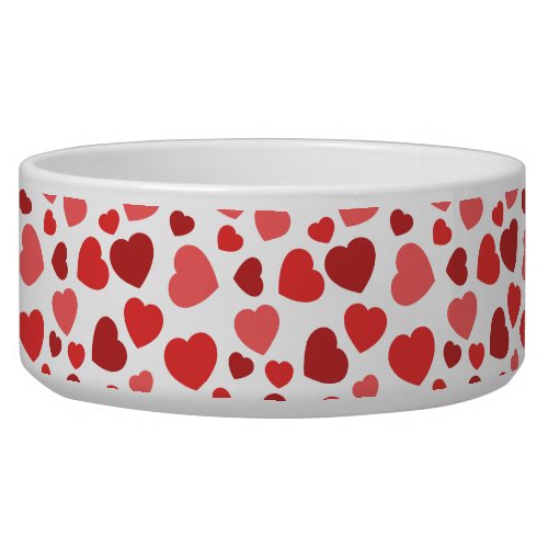 Pattern Of Hearts Red Hearts Hearts Pattern Bowl
