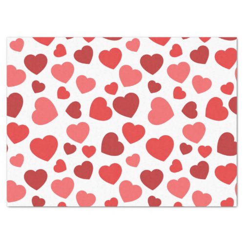 Pattern Of Hearts Red Hearts Hearts Pattern Tissue Paper