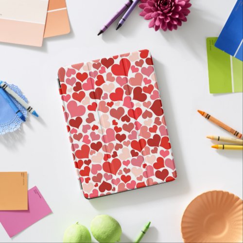 Pattern Of Hearts Red Hearts Love iPad Air Cover