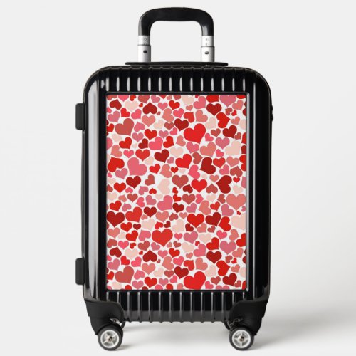 Pattern Of Hearts Red Hearts Love Luggage