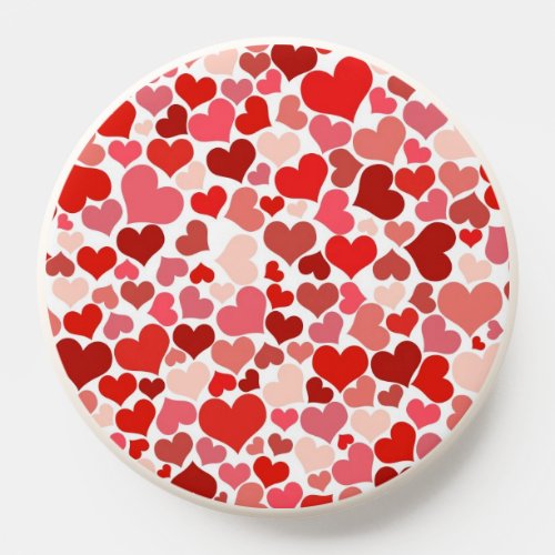 Pattern Of Hearts Red Hearts Love PopSocket