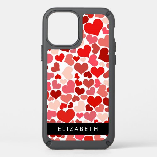 Pattern Of Hearts Red Hearts Love Your Name Speck iPhone 12 Case