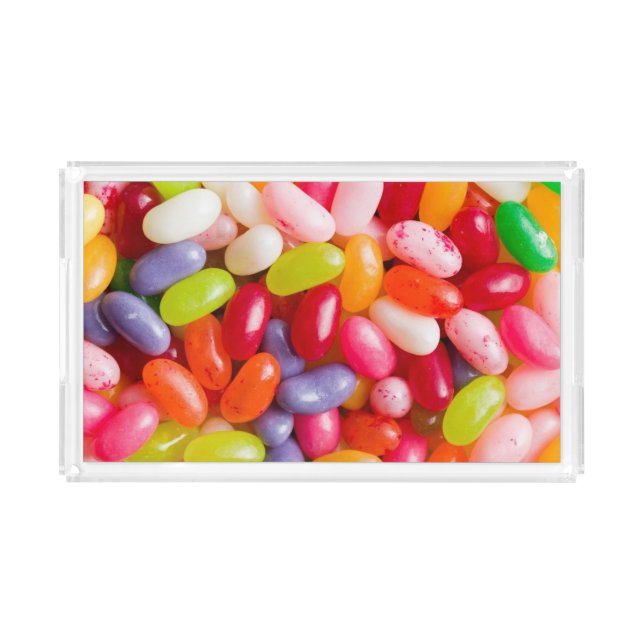 Pattern of jelly beans acrylic tray (Front)