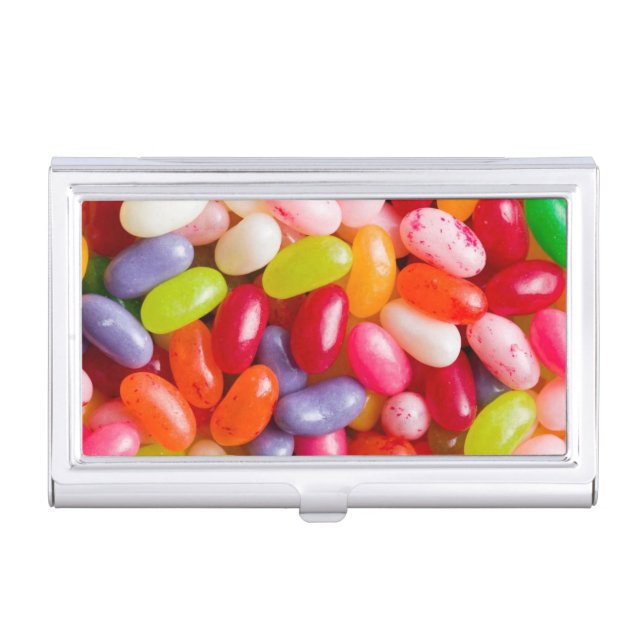 Pattern of jelly beans business card case (Front)