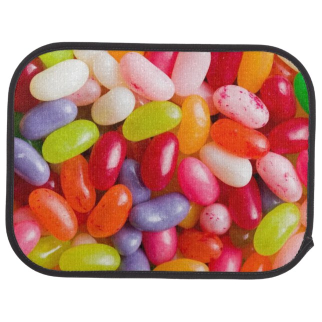 Pattern of jelly beans car mat (Rear)