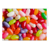 Pattern of jelly beans cards (Front Horizontal)