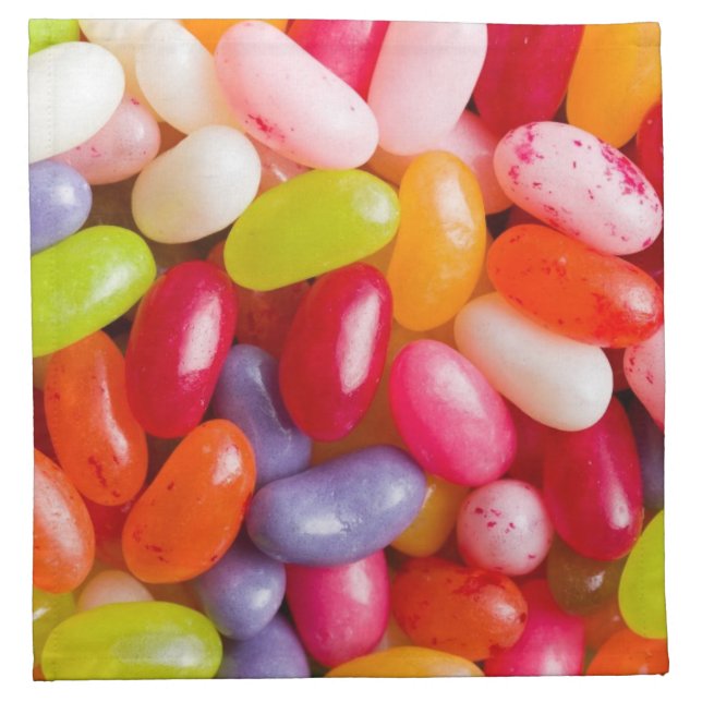 Pattern of jelly beans cloth napkin (Front)